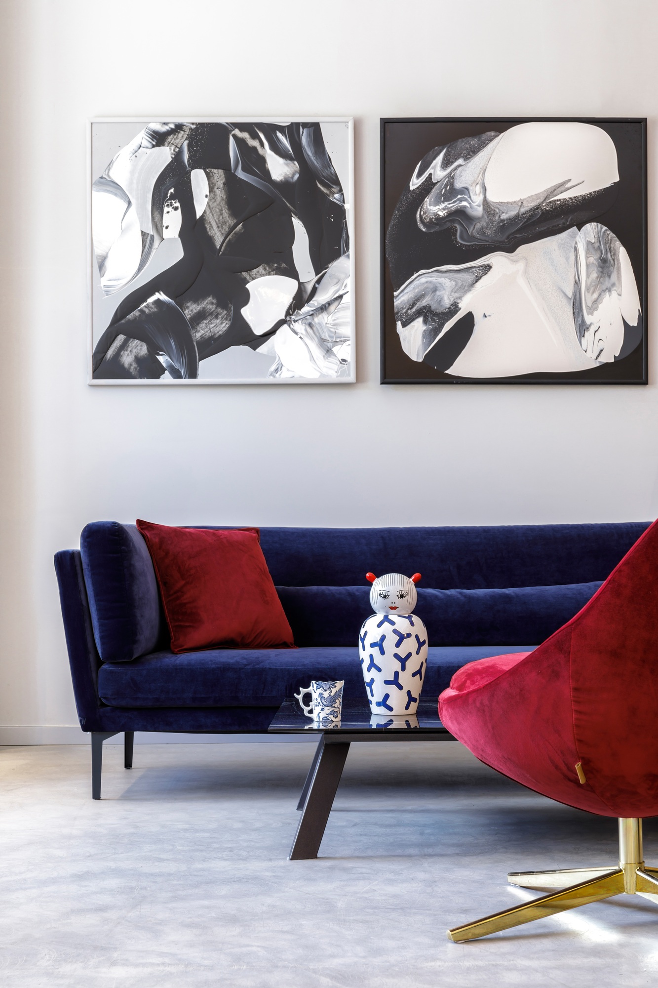 Interior design of living room