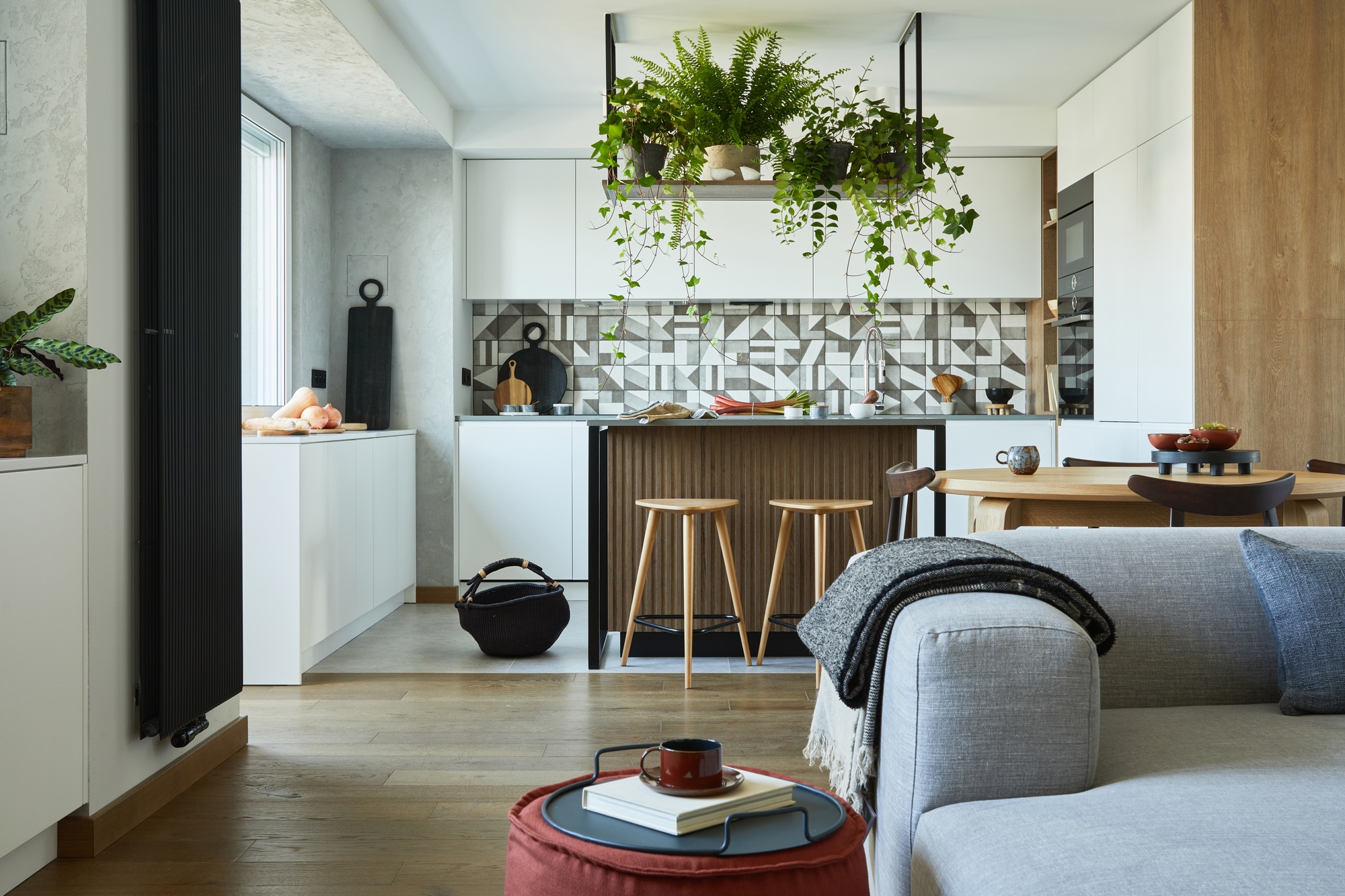 Stylish living room interior design